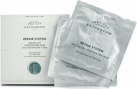 Institut Esthederm Lift & Repair Cellular Care vypínacia očná maska vo forme náplastí 10 x 2 ks