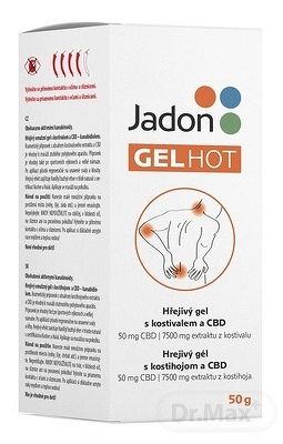 Jadon Gel Hot hrejivý gél s kostihojom a CBD 50 g