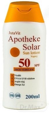 JutaVit Apotheke Solar Sun lotion opaľovacie mlieko SPF50 200 ml