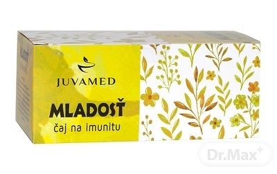 JUVAMED MLADOSŤ čaj na imunitu bylinný čaj v 20 x 1,5 g