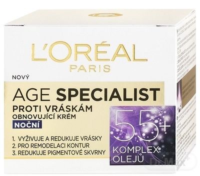 L'Oréal nočný krém proti vráskam Age Specialist 55 50 ml