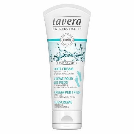 Lavera Basis Sensitiv prírodný krém na nohy 75 ml