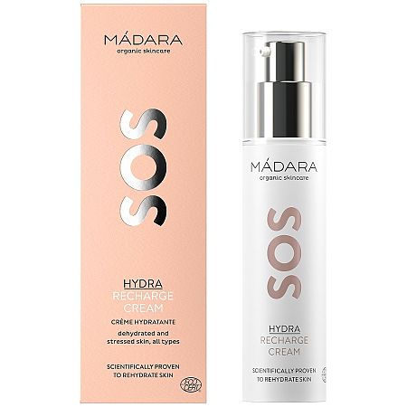 Mádara SOS Hydra Recharge denný i nočný hydratačný krém s protivráskovým účinkom 50 ml