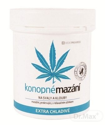 MedicProgress konopné mazanie Extra chladivé 250 ml