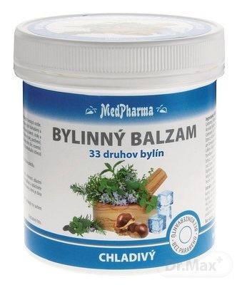 MedPharma bylinný balzam chladivý extrak z 33 druhov bylín 250 ml