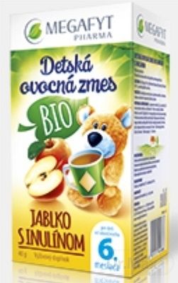 Megafyt Bio ovocný jablko a inulínem 20 x 2 g