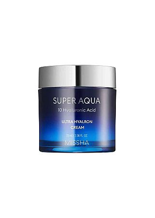 Missha Super Aqua 10 Hyaluronic Acid hydratačný pleťový krém 70 ml