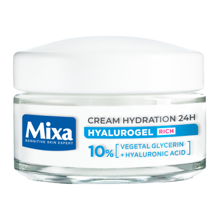 Mixa Hyalurogel Intensive Hydration intenzívny hydratačný krém 50 ml