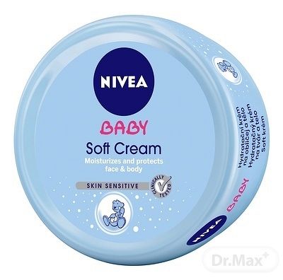 Nivea Baby Soft hydratačný krém na tvár a telo 200 ml