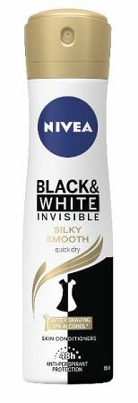 Nivea Black & White Invisible Silky Smooth deospray 150 ml