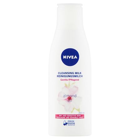 Nivea Hydra IQ jemné čistiace pleťové mlieko pre suchú až citlivú pleť 200 ml