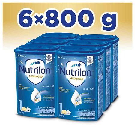 Nutrilon 1 Good Sleep na dobrú noc 6 x 800 g