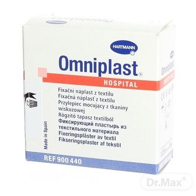 Omniplast náplasť 1,25 cm x 5 m 1 ks