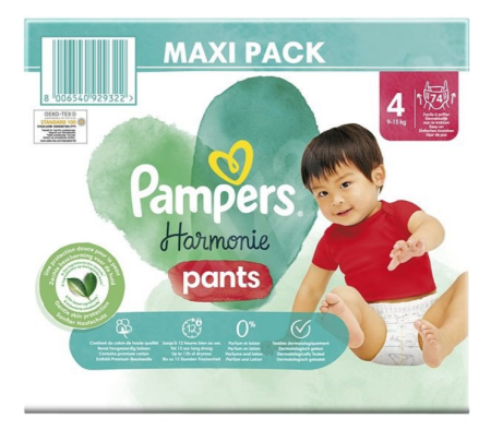 PAMPERS Active Pants 7 74 ks