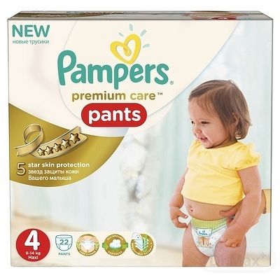 Pampers Premium Care Pants 4 22 ks