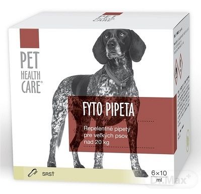 Pet Health Care FYTO Pipeta pre psov od 20 kg 6 x 10 ml