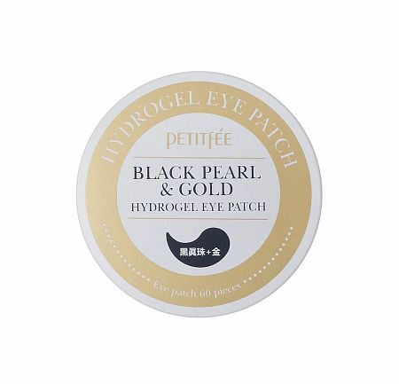 Petitfee & Koelf Black Pearl & Gold Hydrogel Eye Patch Hydrogélové náplasti na oči 60 x 84 g