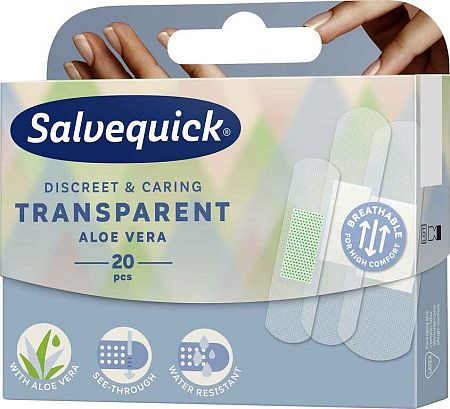 Salvequick Aqua Resist s Aloe vera 20 ks