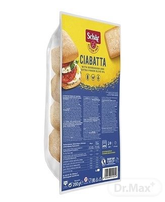 Schär Ciabatta žemle bezgluténové predpečené 4x50 g