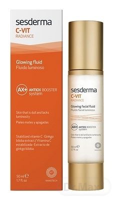 Sesderma C-Vit Radiance rozjasňujúci fluid pre unavenú pleť Vitamin C 50 ml