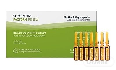 Sesderma Factor G Renew revitalizačné sérum na omladenie pleti 7 x 1,5 ml