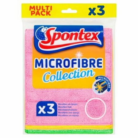 Spontex Hubové utierky s mikrovláknom 3 ks