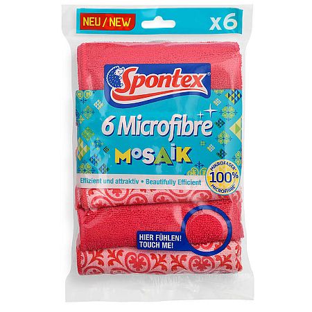 Spontex MF Mosaik Pink 6 ks