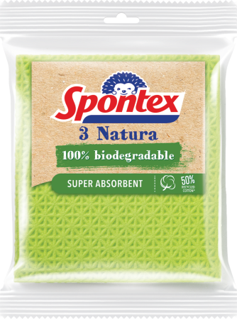 Spontex Natura hubová utierka 3 ks