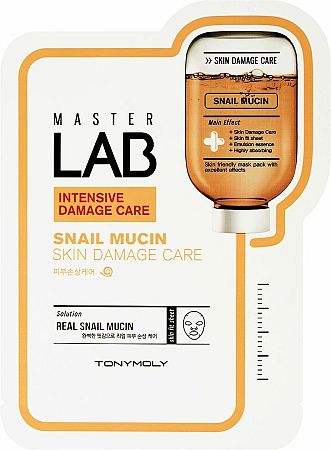 Tony Moly Master Lab Sheet Mask Mucin Тextílna maska 19 ml