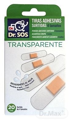 TRANSPARENTNE 20MIX/4VELKOSTI VODEODOLNA DR.SOS 20KS