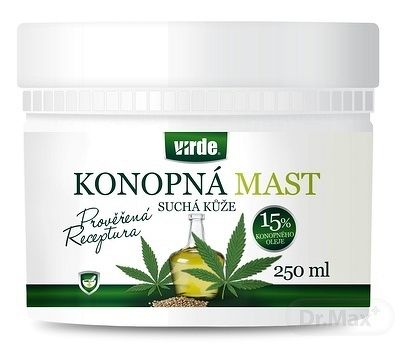 Virde konopná masť suchá pokožka 250 ml