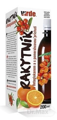 Virde RAKYTNÍK SIRUP s betaglukánom 200 ml