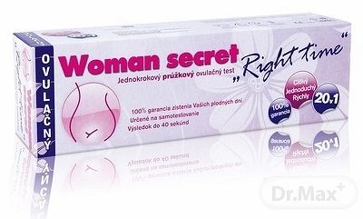 Woman Secret Right Time ovulačný test 20 ks